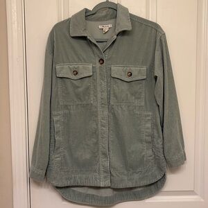 Madewell Green Corduroy Jacket